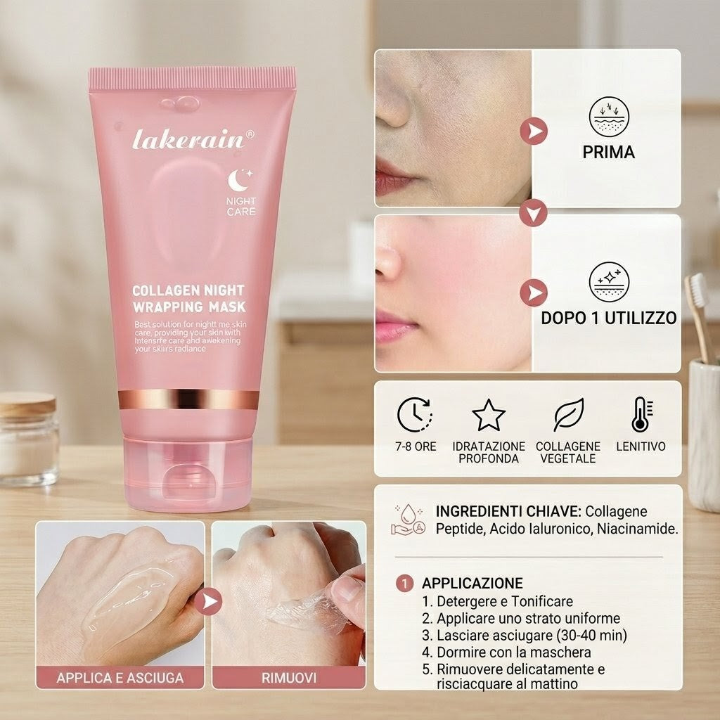 Maschera Notte al Collagene