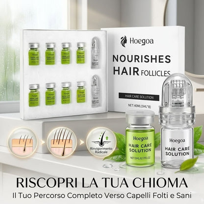 Kit 8 Fiale Anticaduta Hoegoa — Nutre, Rinforza & Stimola la Ricrescita