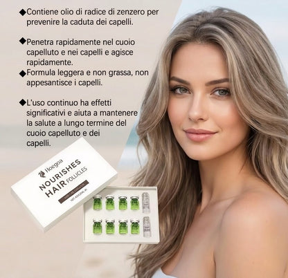 Kit 8 Fiale Anticaduta Hoegoa — Nutre, Rinforza & Stimola la Ricrescita