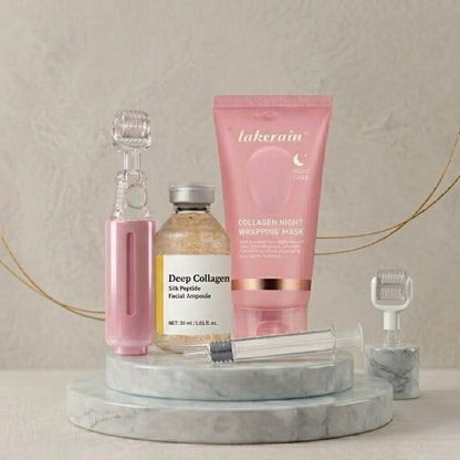 Kit Derma Roller + Siero Collagene — Lifting Viso Professionale a Casa