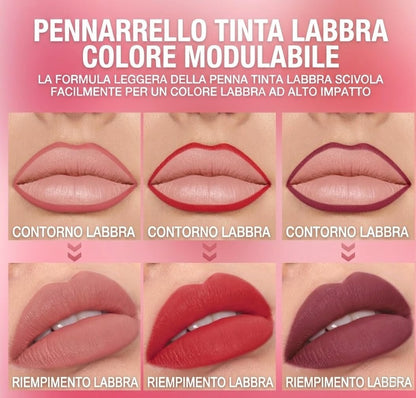 Matita Labbra Opaca — Lunga Durata, 12 Colori