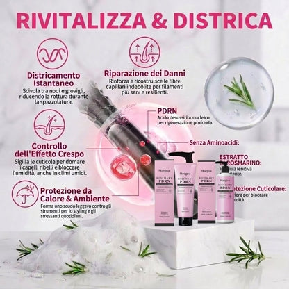 Hoegoa Rosemary PDRN — Kit Shampoo & Balsamo Anti-Caduta e Infoltimento