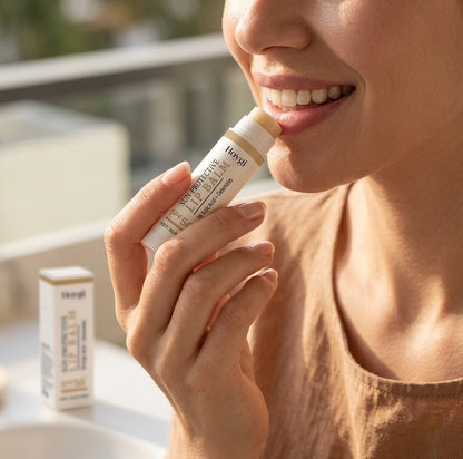 Sun-Protective Lip Balm SPF50 — Kojic Acid & Ceramidi per Labbra Protette e Luminose