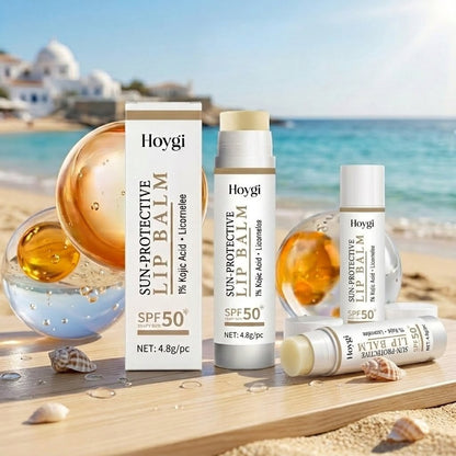 Sun-Protective Lip Balm SPF50 — Kojic Acid & Ceramidi per Labbra Protette e Luminose