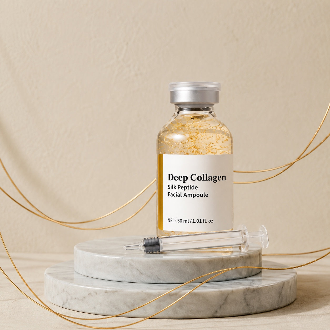 Siero Viso Deep Collagen Silk Peptide — Lifting, Rimpolpamento & Idratazione 72h