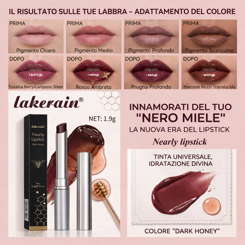Dark Honey Almost Lipstick: La sfumatura universale che non ha bisogno di specchio
